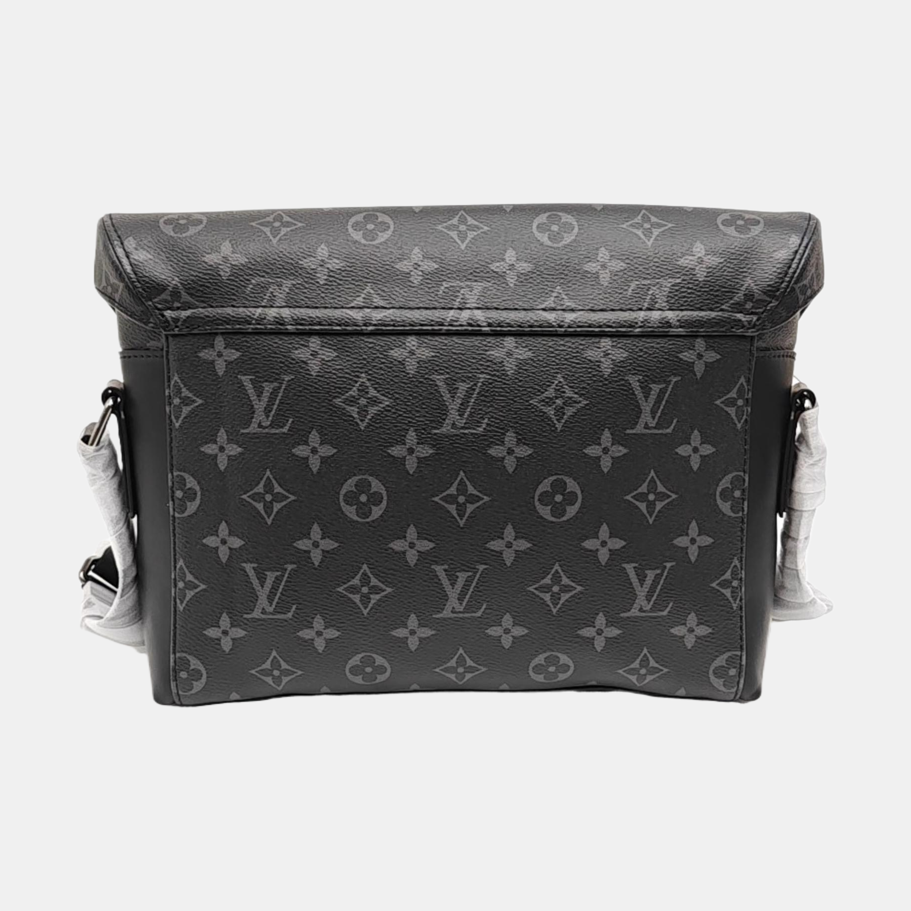 VOYAGER PM Monogram Coated Canvas Black