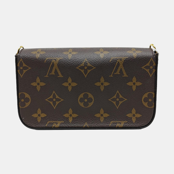 FÉLICIE Monogram Coated Canvas Brown