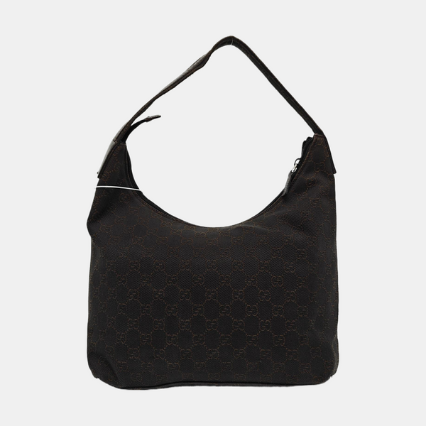 Monogram Canvas Top Handle Bag Brown