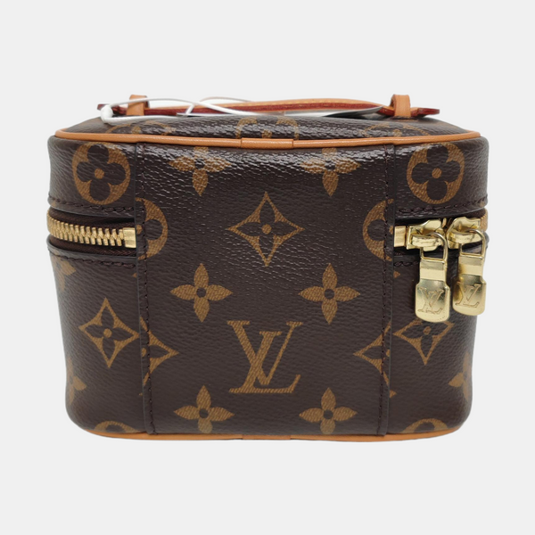 NICE Super Mini Monogram Coated Canvas Brown