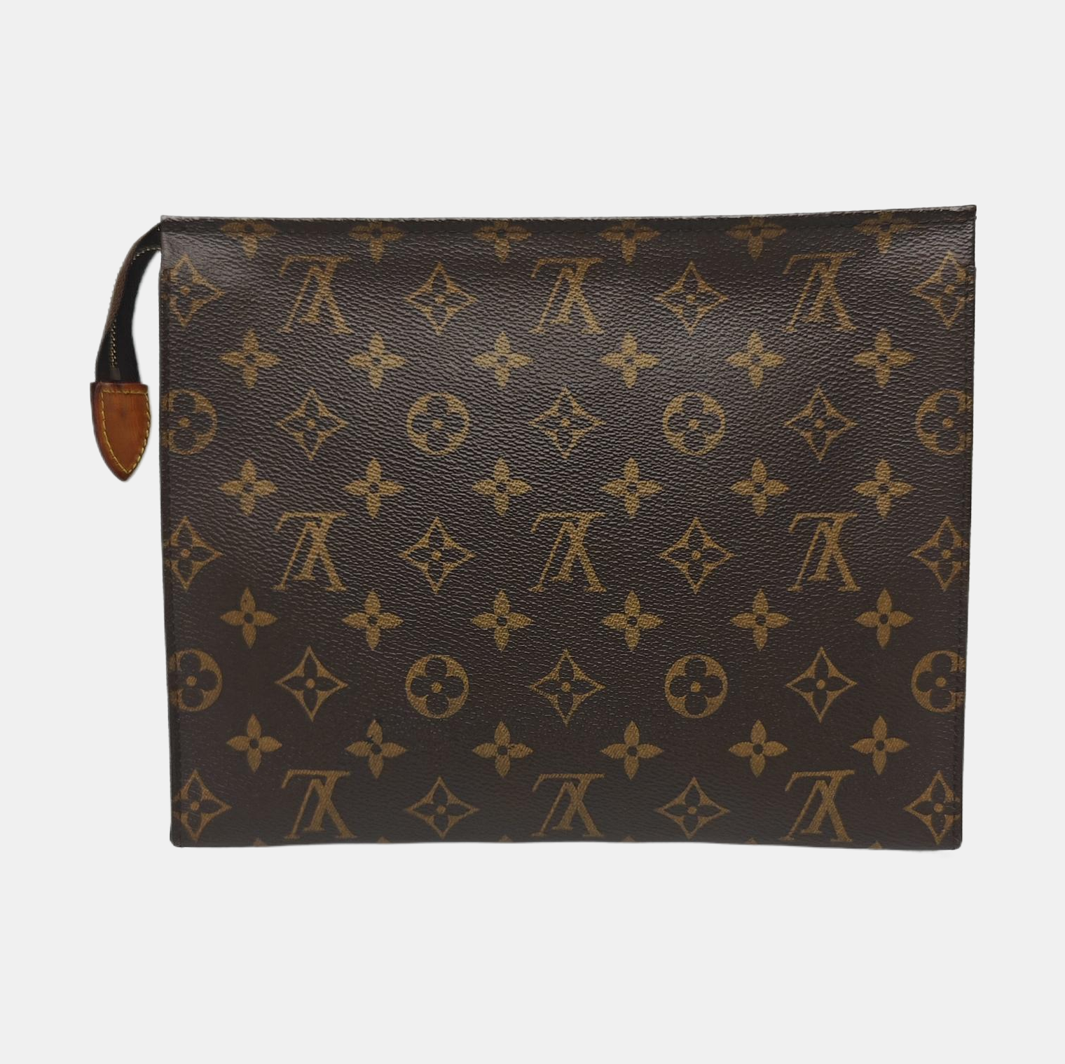 TOILET POCKET 26 Monogram Coated Canvas Brown