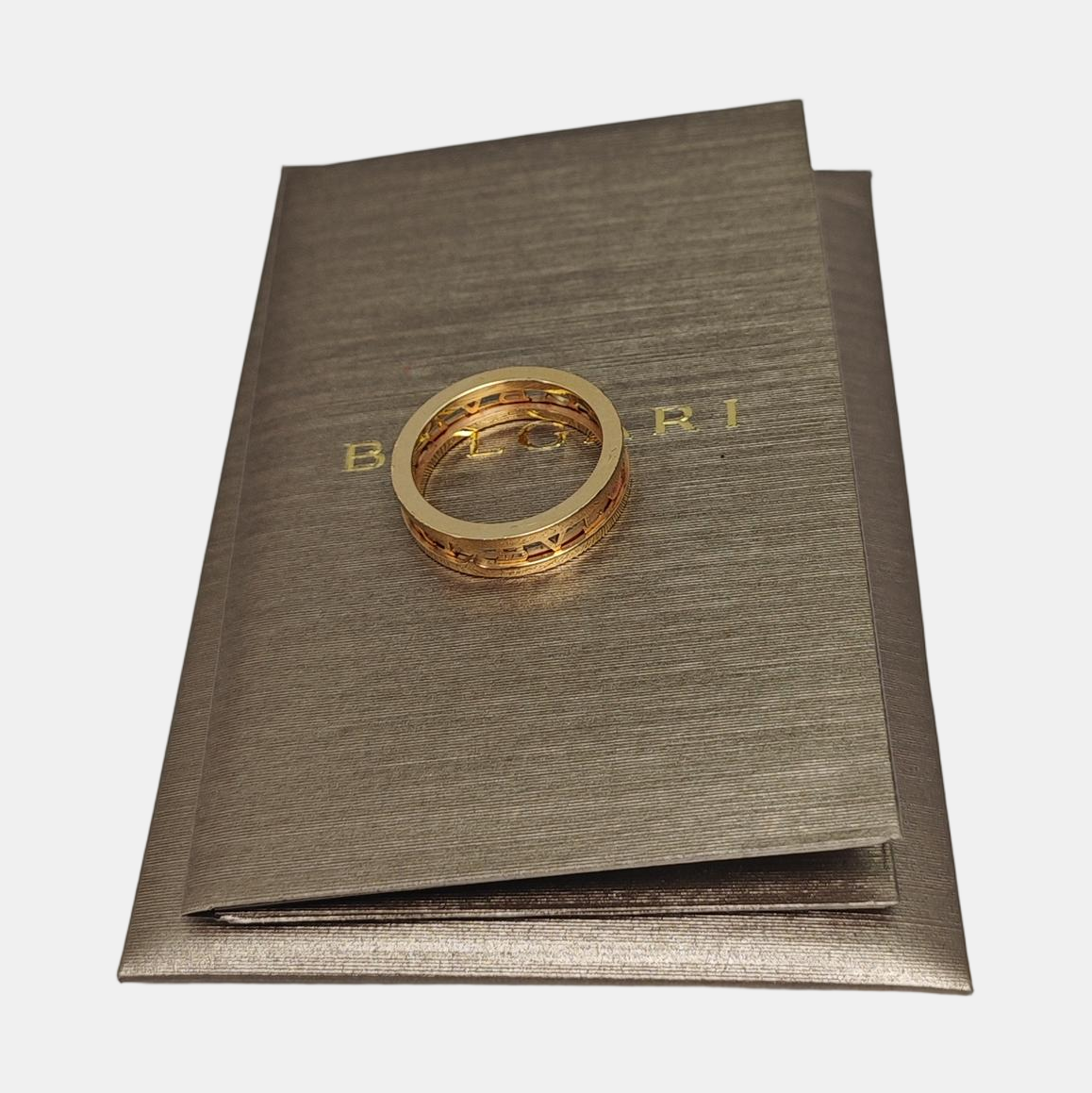 B.ZERO1 18k Rose Gold Ring EU 59