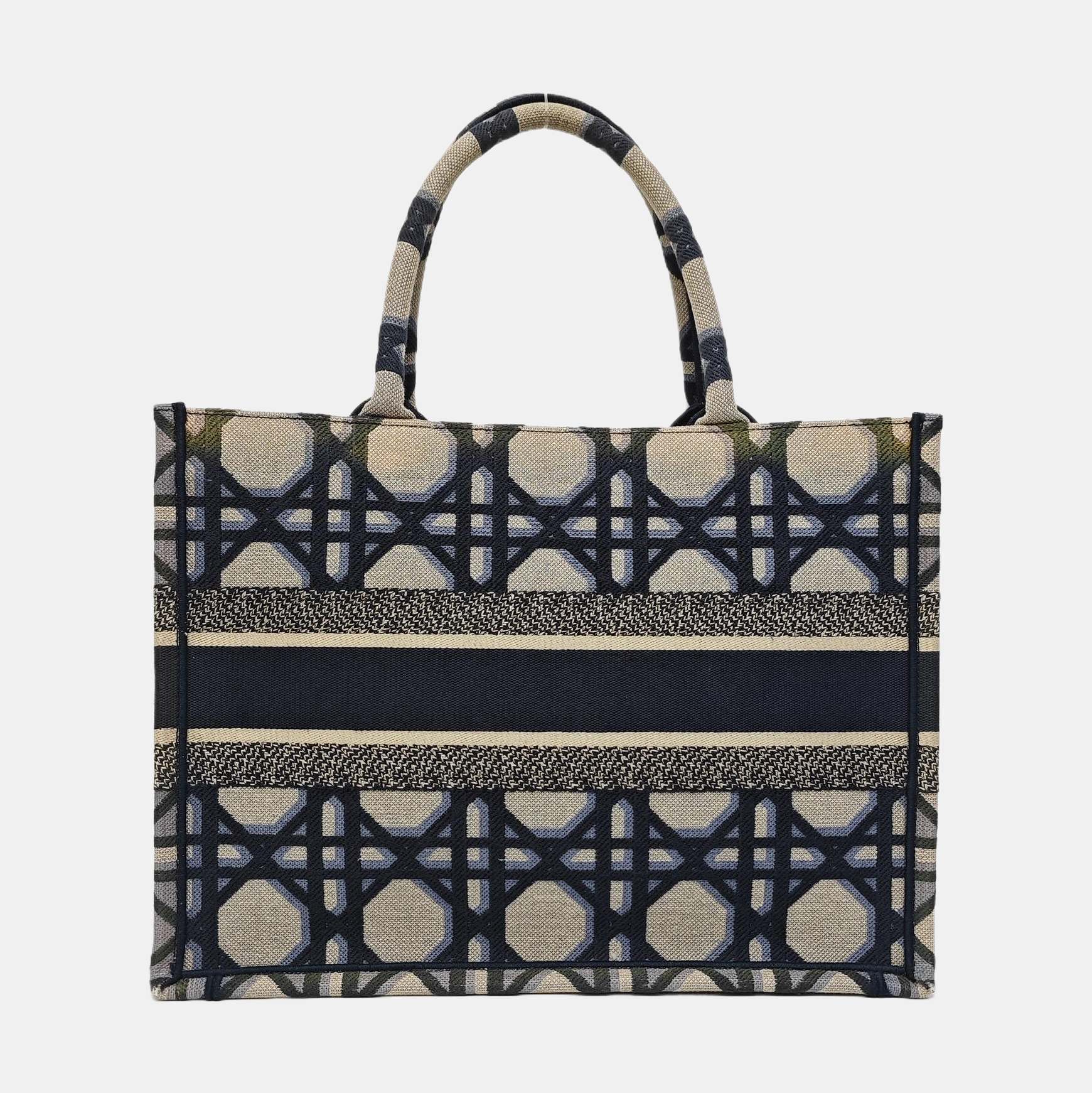 Book Tote Medium Canvas Blue