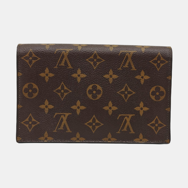FLORE Monogram Coated Canvas Brown