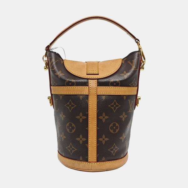 DUFFLE Monogram Coated Canvas Brown