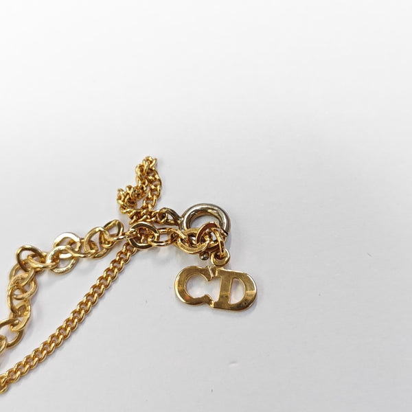 Twist Round Metal Gold Necklace