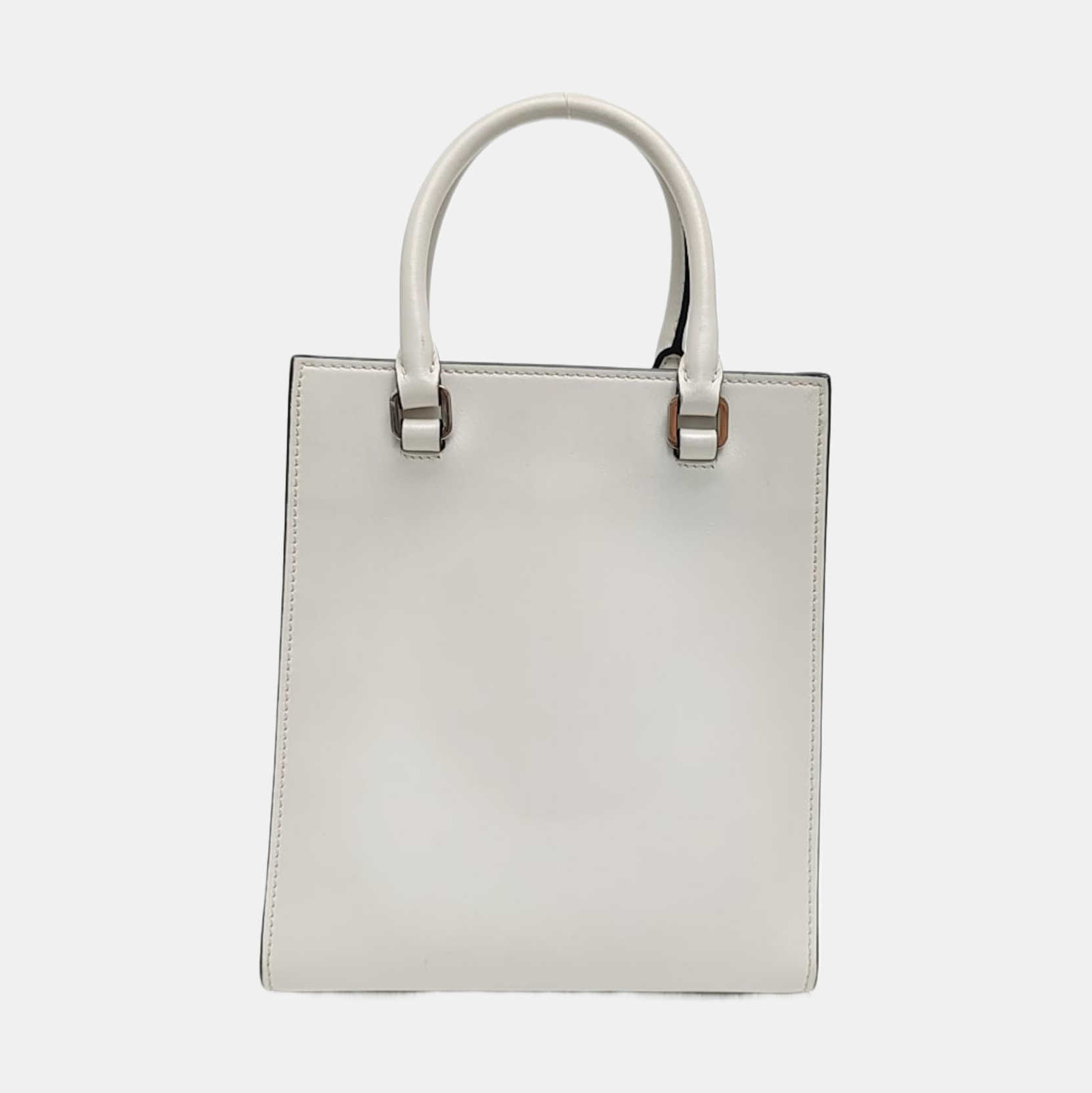 Calfskin Shoulder Bag White