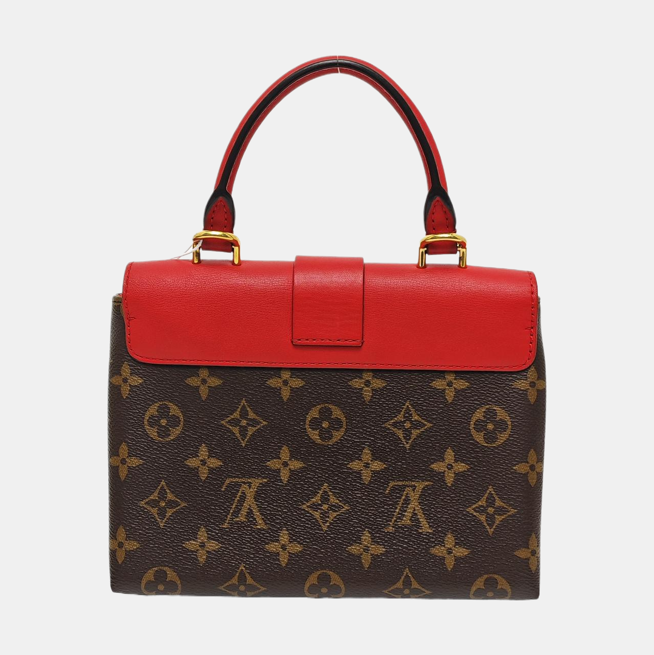 Authenticated pre-owned  LOCKY BB Monogram Coated Canvas Red - Shoulder Bag at Looply