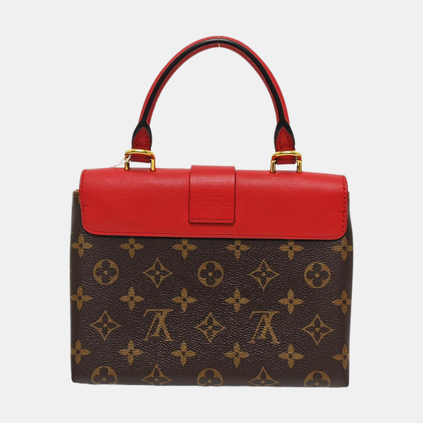 Authenticated pre-owned  LOCKY BB Monogram Coated Canvas Red - Shoulder Bag at Looply