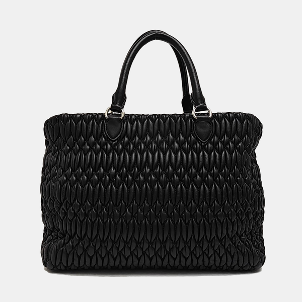 Lambskin Shoulder Bag Black