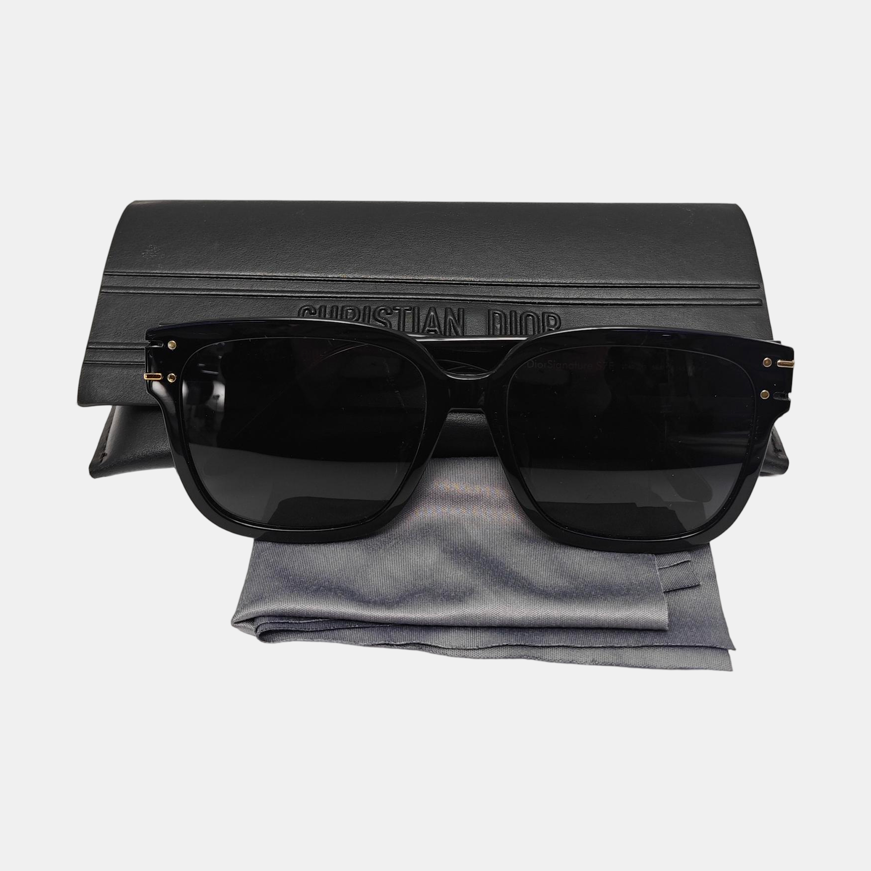 Synthetic Sunglasses Black