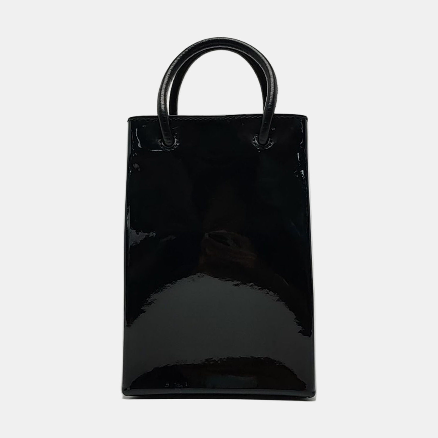 Shopping Bag Calfskin Black