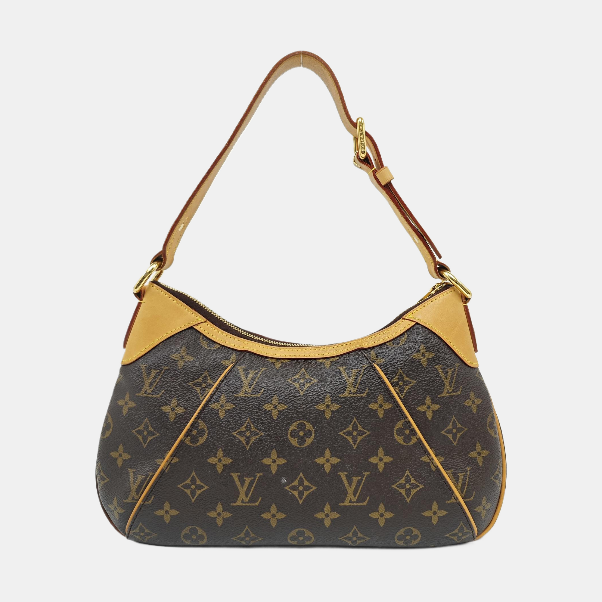 GALLIERA Monogram Coated Canvas Brown