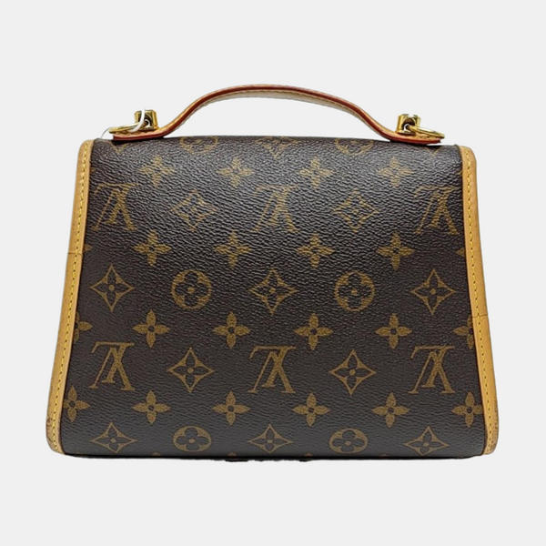 IVY Monogram Coated Canvas Brown