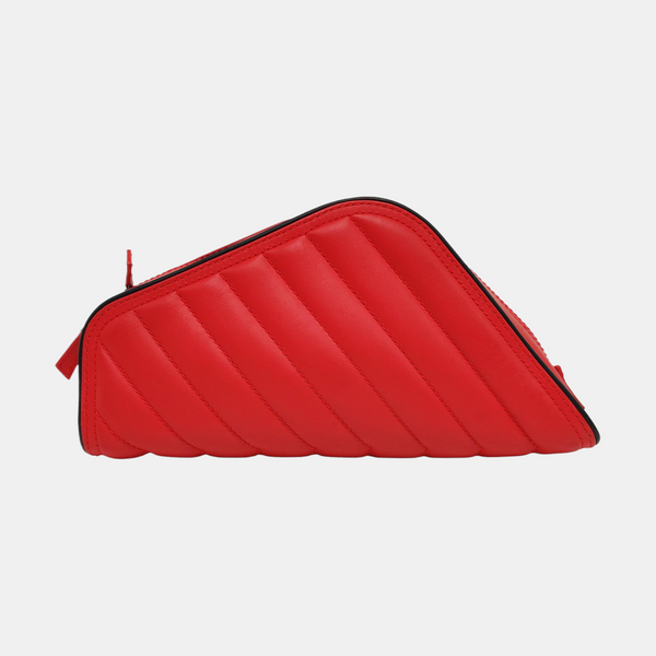 Camera Quilted Calfskin Red