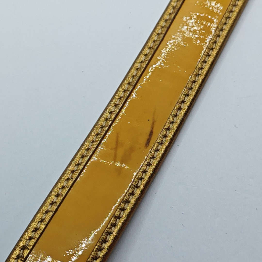 Leather Belt Yellow