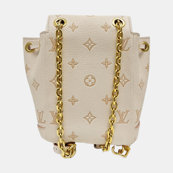 NOÉ Nano Monogram Calfskin Beige