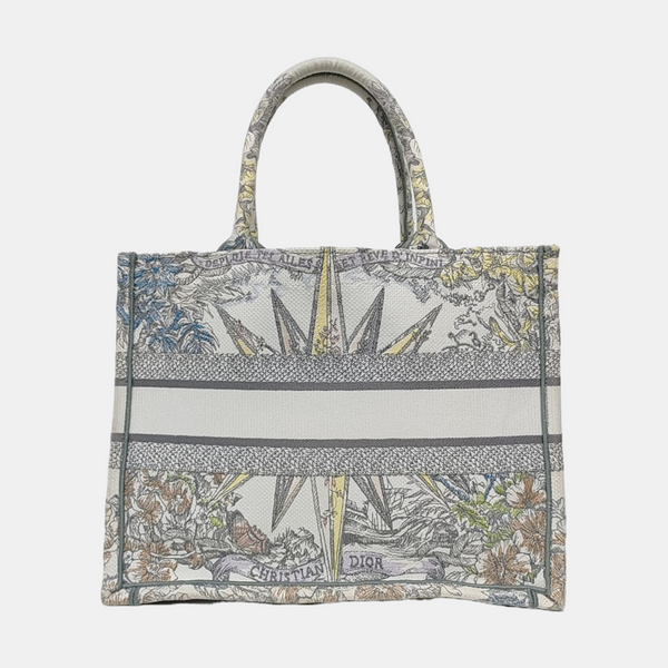 Book Tote Medium Fabric Gray