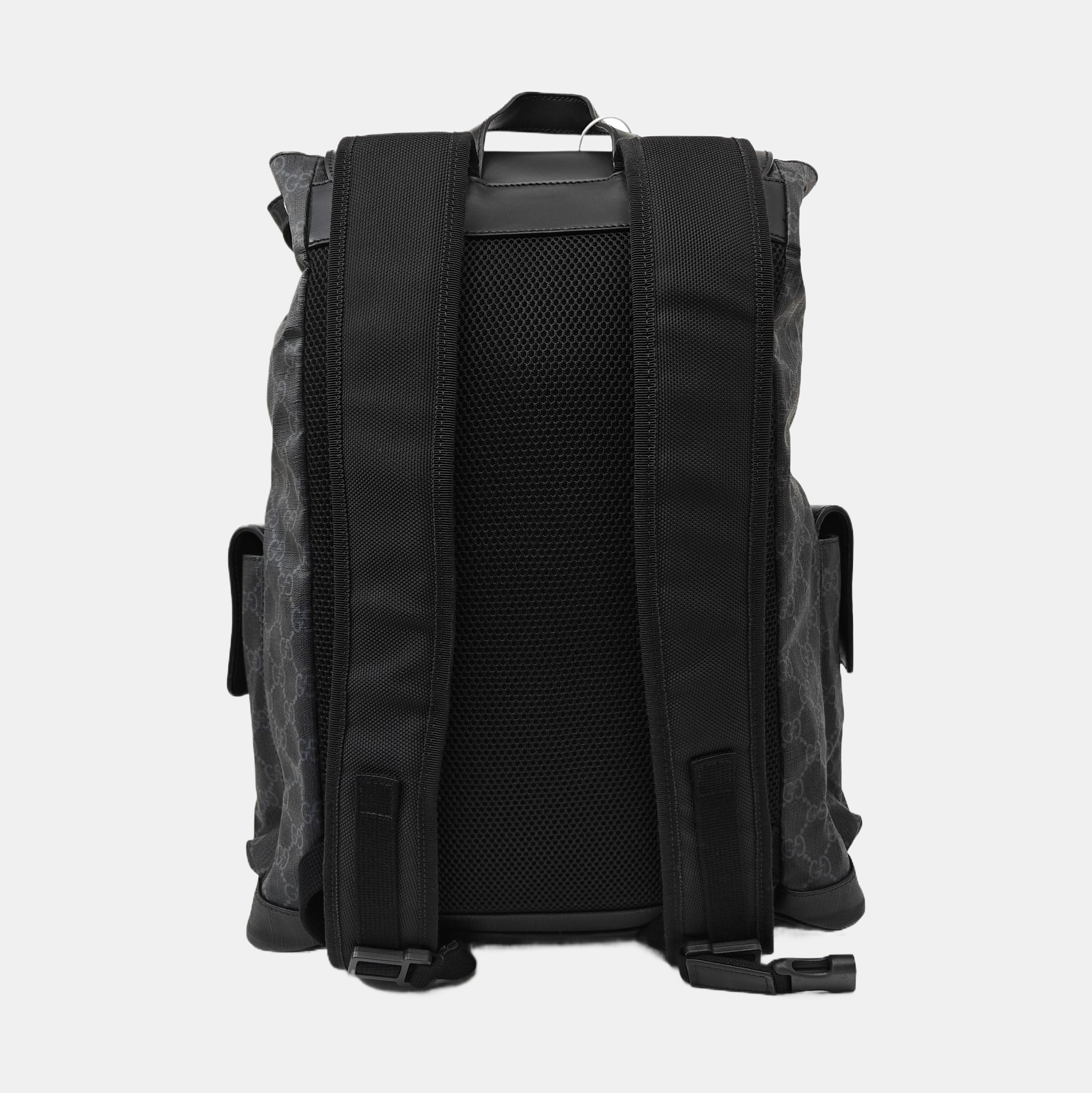 GG Supreme Monogram Coated Canvas Black