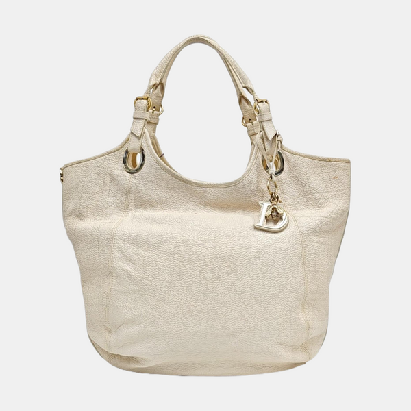 Cannage Calfskin White