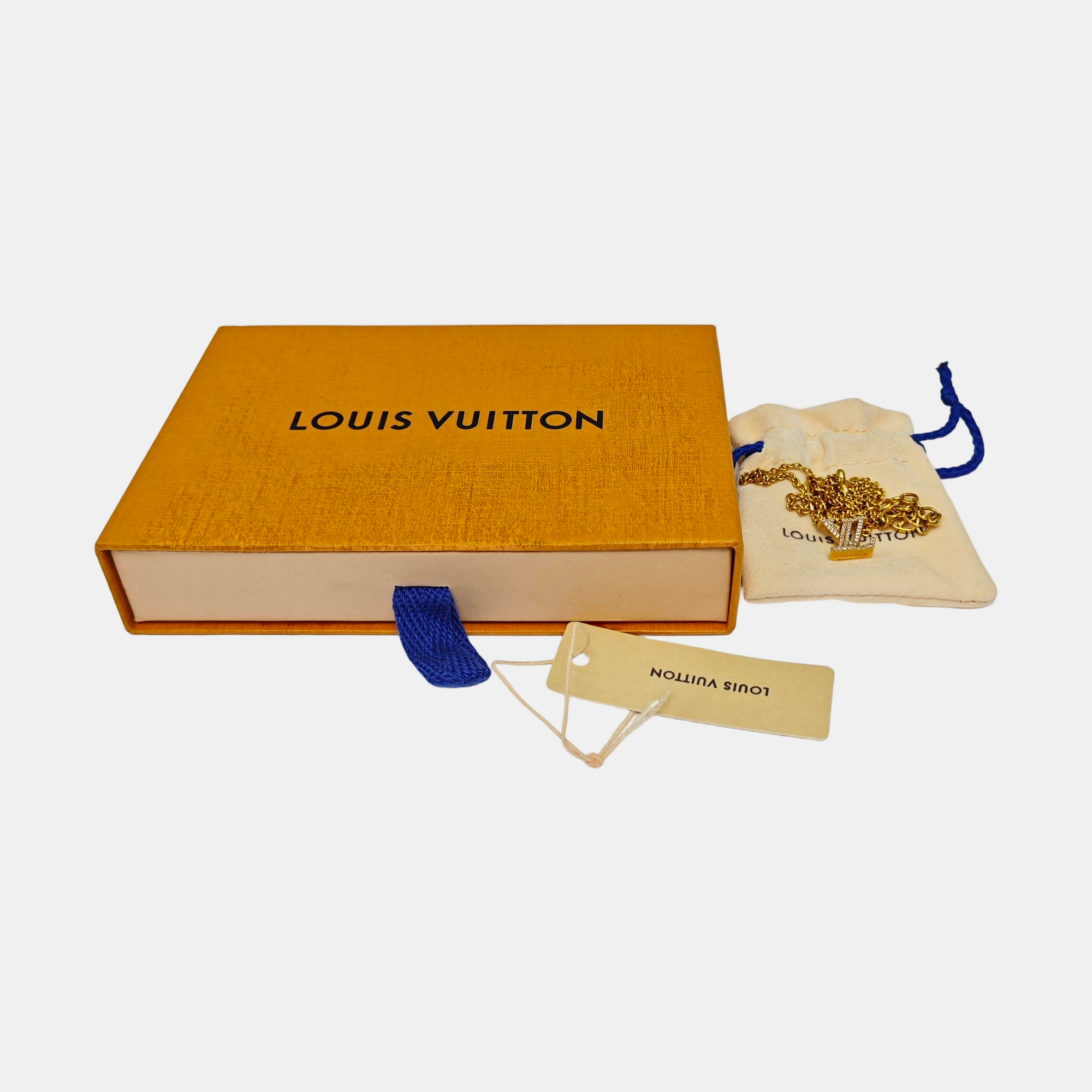 LV ICONIC Metal Gold Necklace