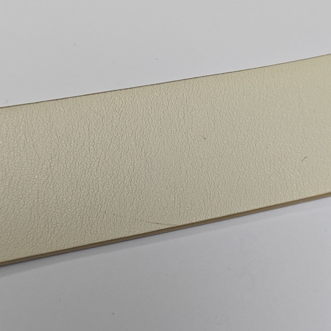 Leather Belt White
