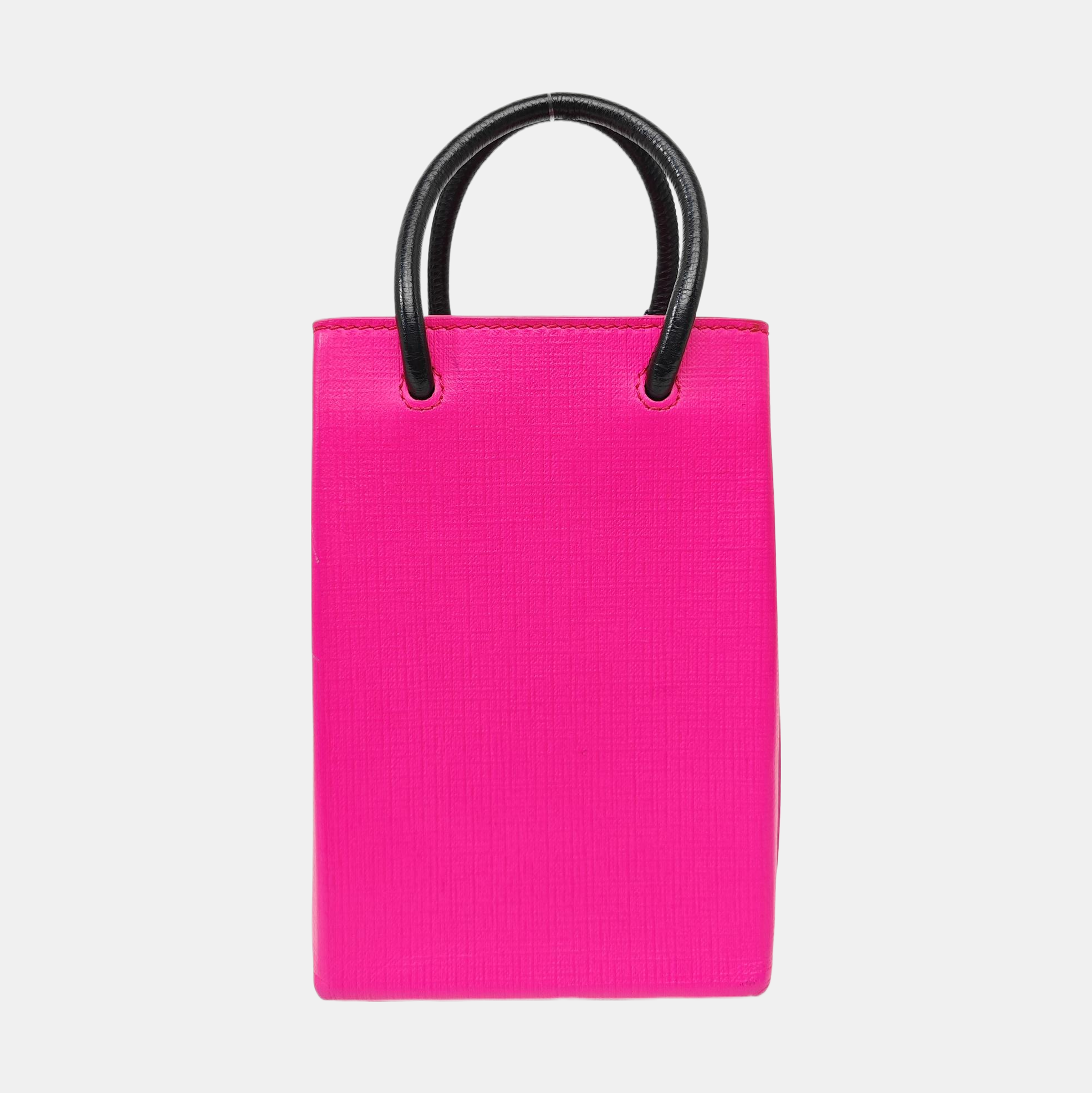 Shopping Bag Calfskin Red