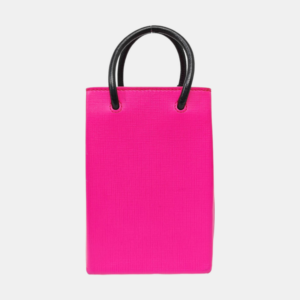 Shopping Bag Calfskin Red