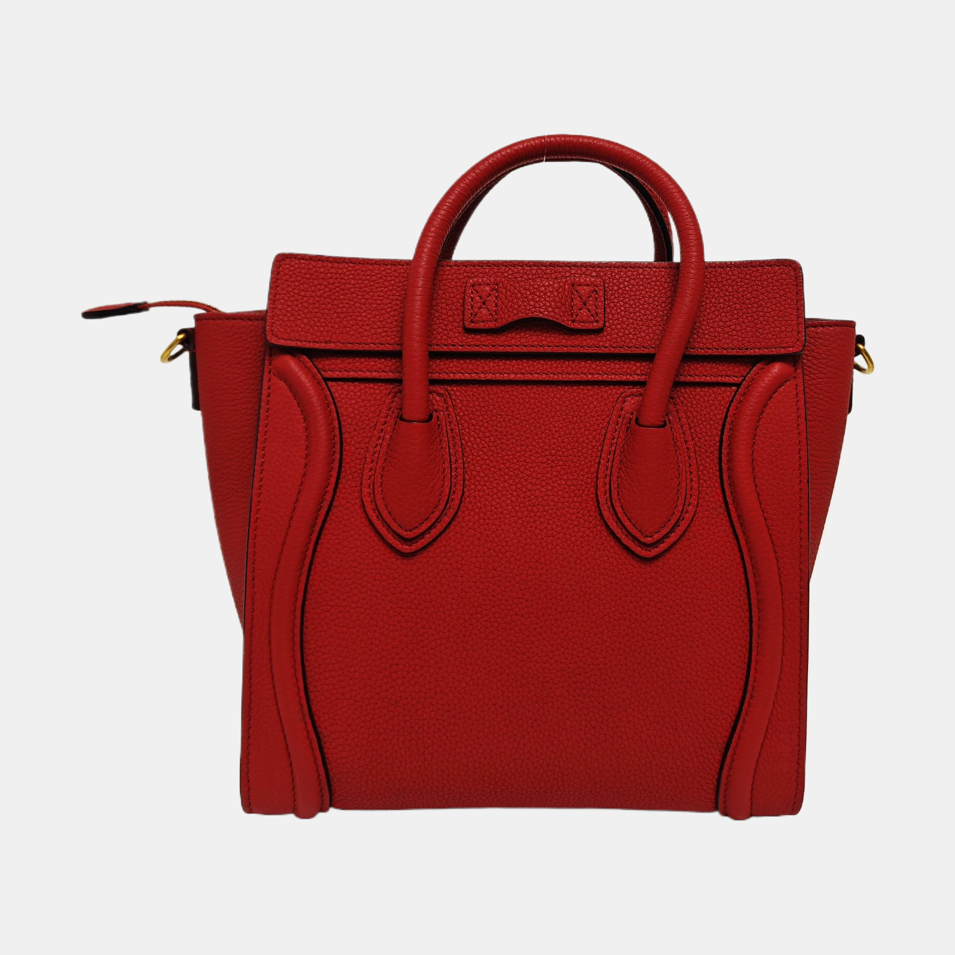 LUGGAGE Nano Calfskin Red