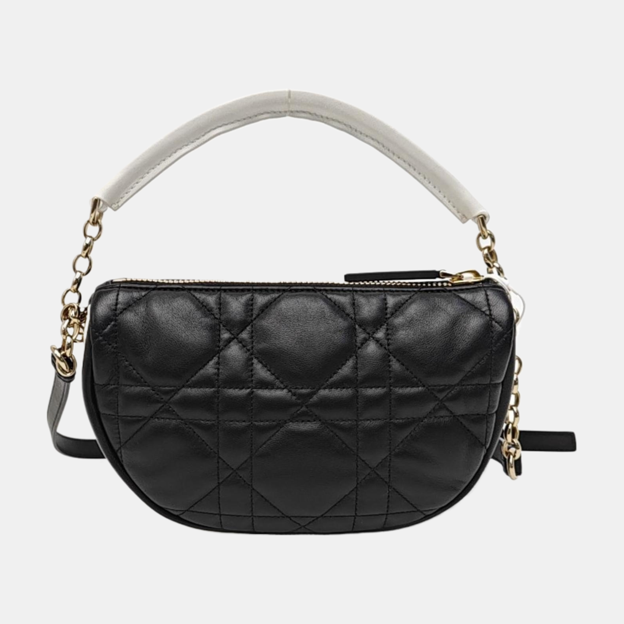 Dior Vibe Hobo Quilted Lambskin Black