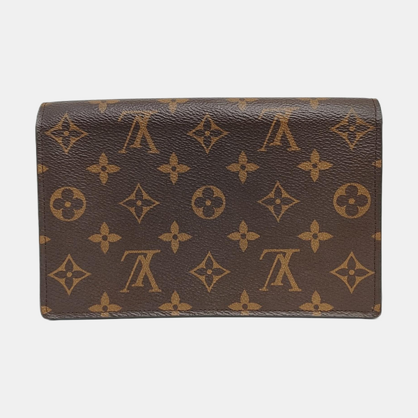FLORE Monogram Coated Canvas Brown