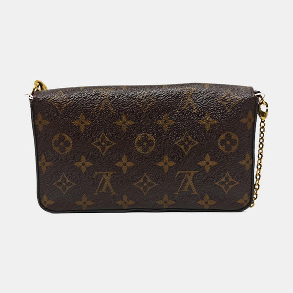 FÉLICIE Monogram Coated Canvas Brown