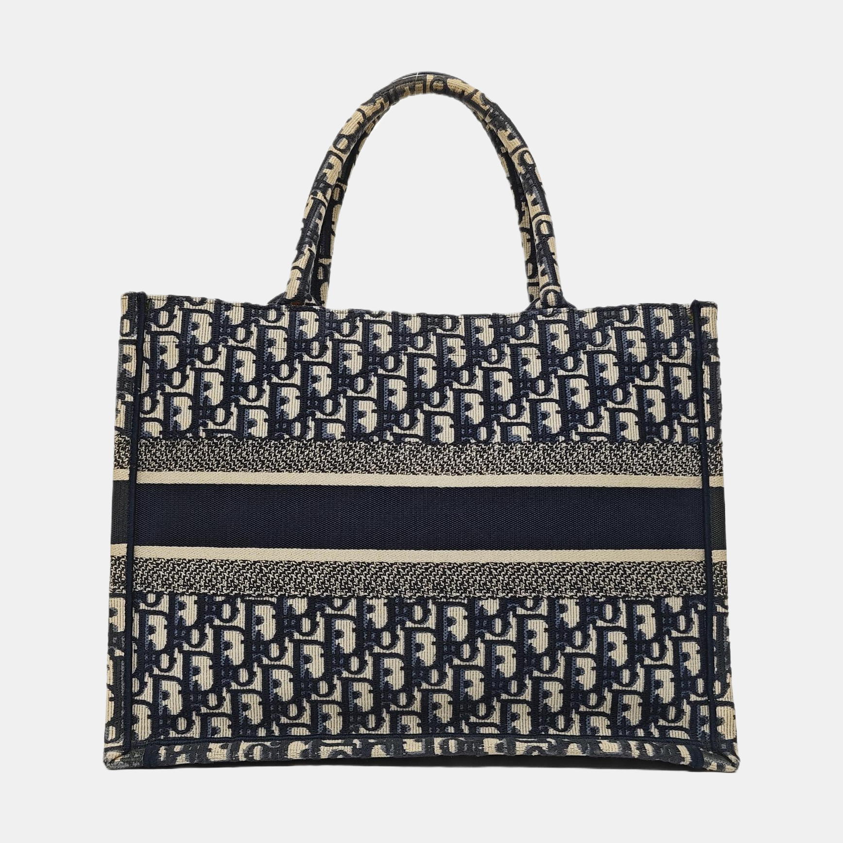 Book Tote Medium Canvas Blue