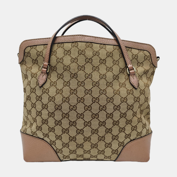 Jockey Monogram Canvas Beige