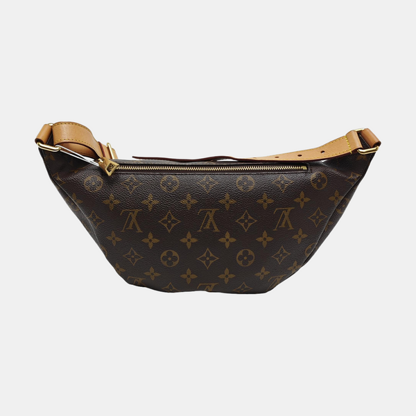 BUMBAG Monogram Coated Canvas Brown
