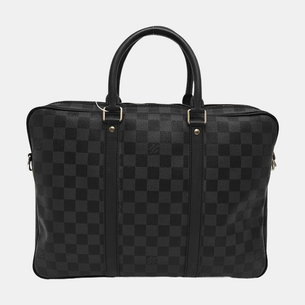 PORTE-DOCUMENTS PM Damier Graphite Coated Canvas Gray