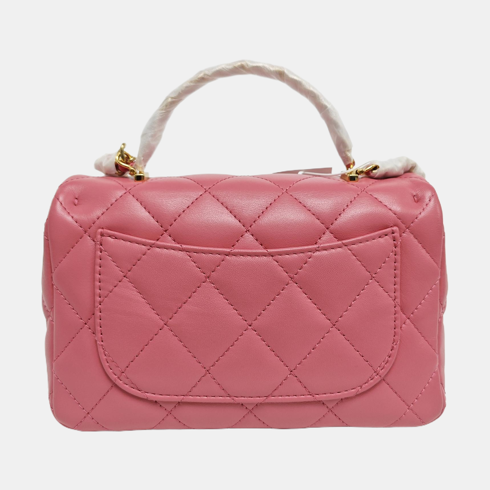 CLASSIC FLAP Small Quilted Lambskin Pink