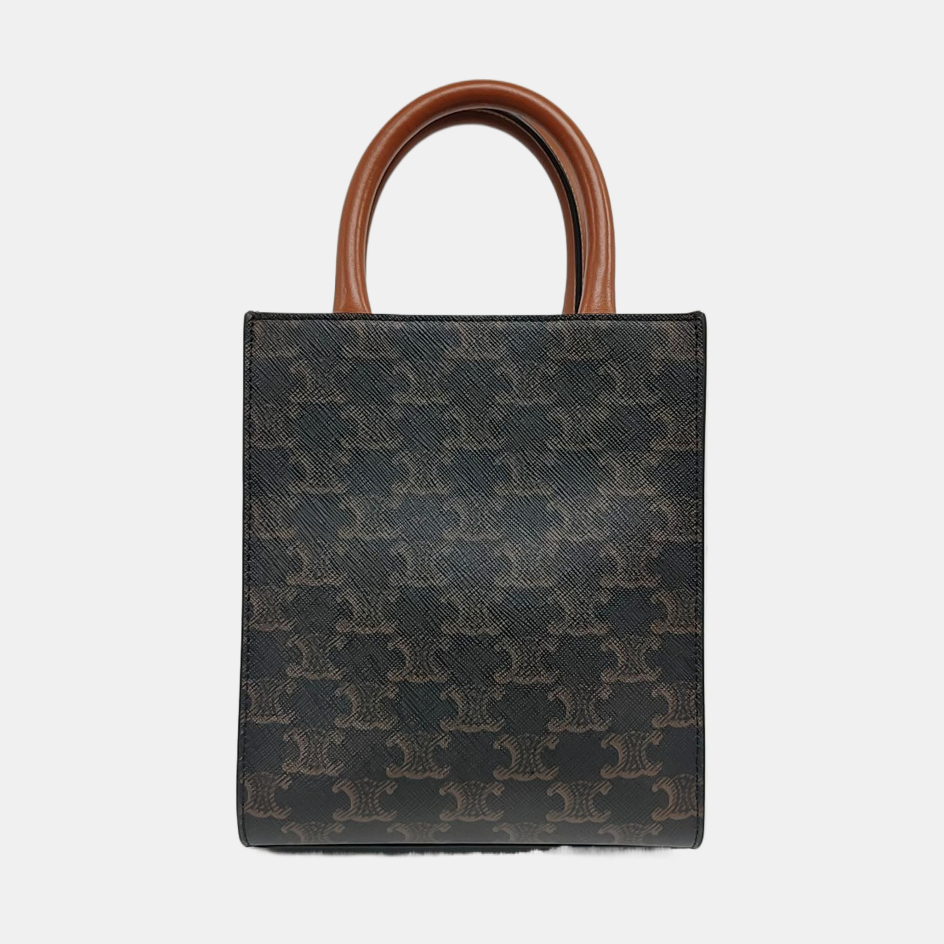 CABAS CELINE Mini Coated Canvas Brown