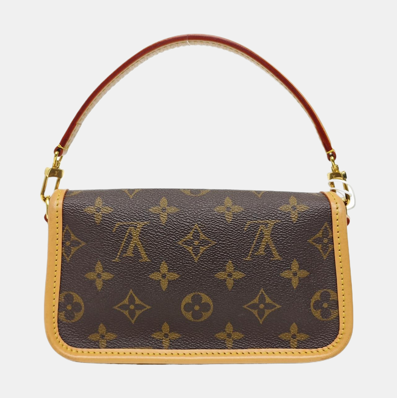 DIANE Nano Monogram Coated Canvas Brown
