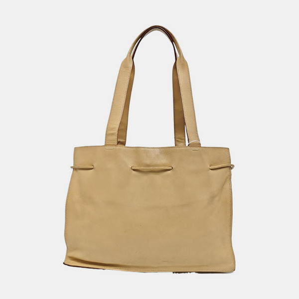 Calfskin Tote Bag Beige
