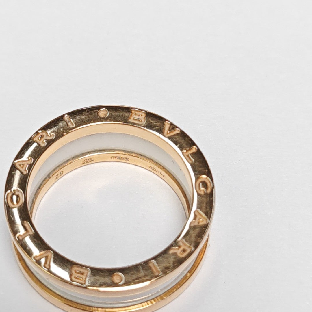 B.ZERO1 18k Rose Gold Ring EU 52
