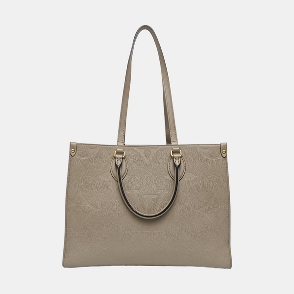 ONTHEGO MM Monogram Calfskin Gray