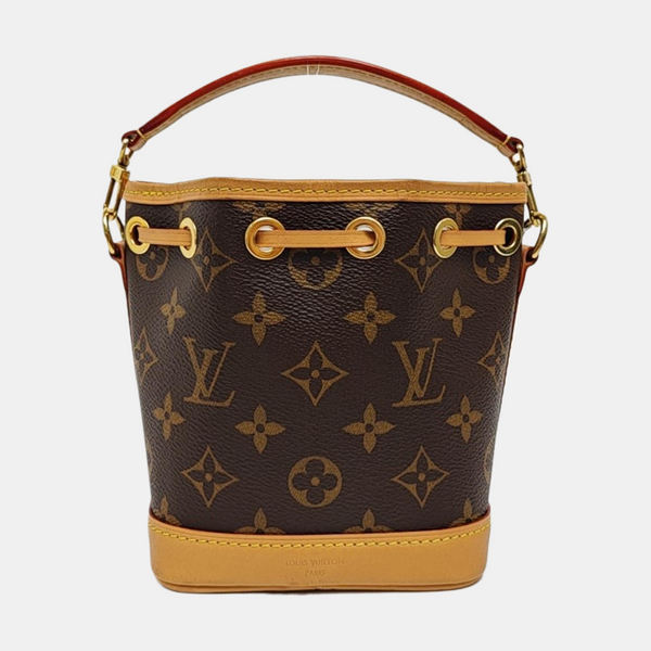 NOÉ Nano Monogram Coated Canvas Brown