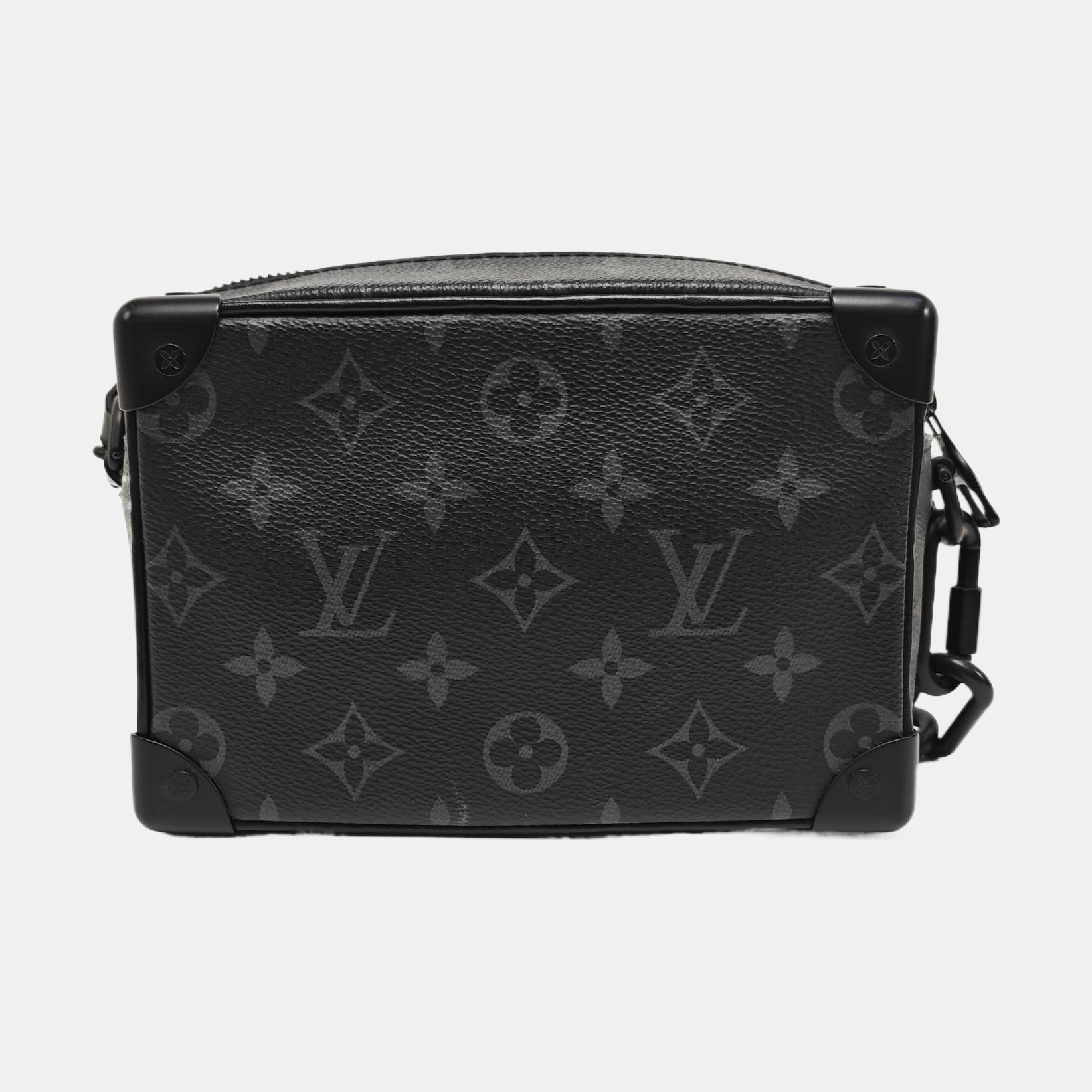 SOFT TRUNK Mini Monogram Coated Canvas Black
