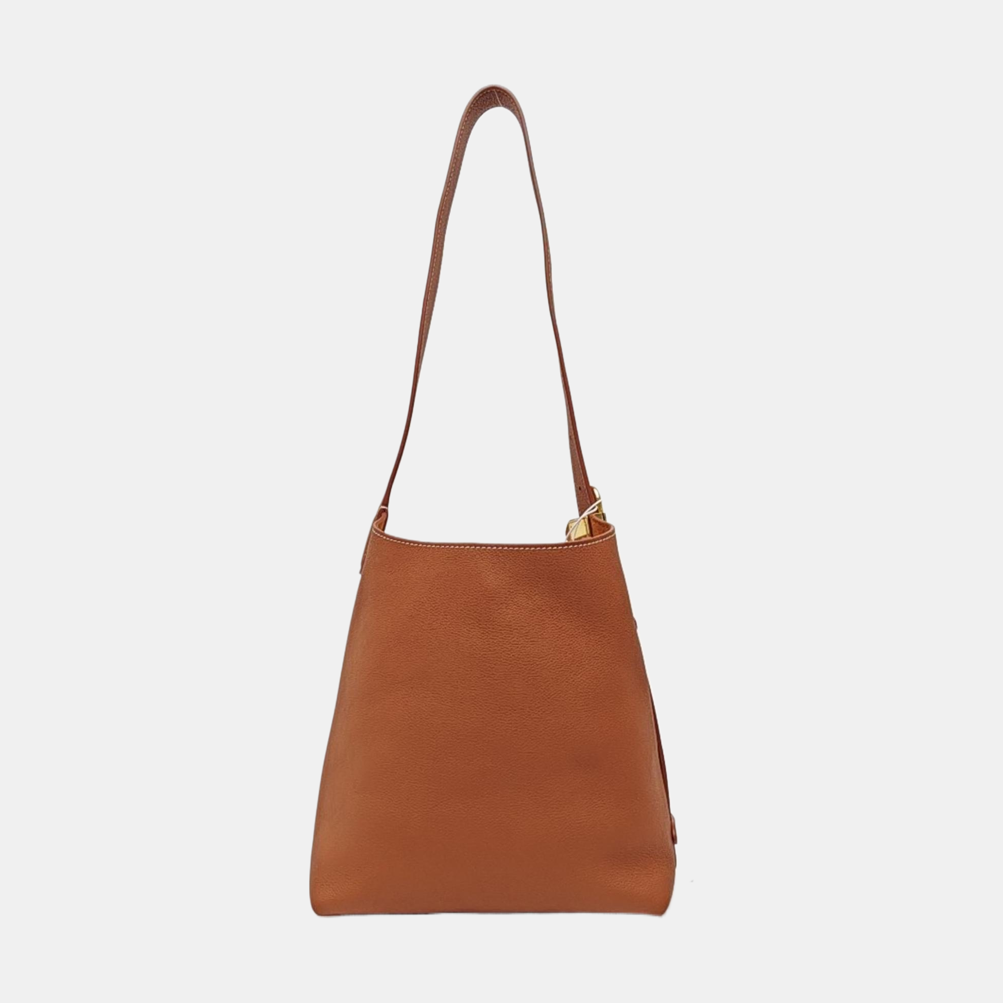 LOW KEY HOBO PM Monogram Calfskin Brown
