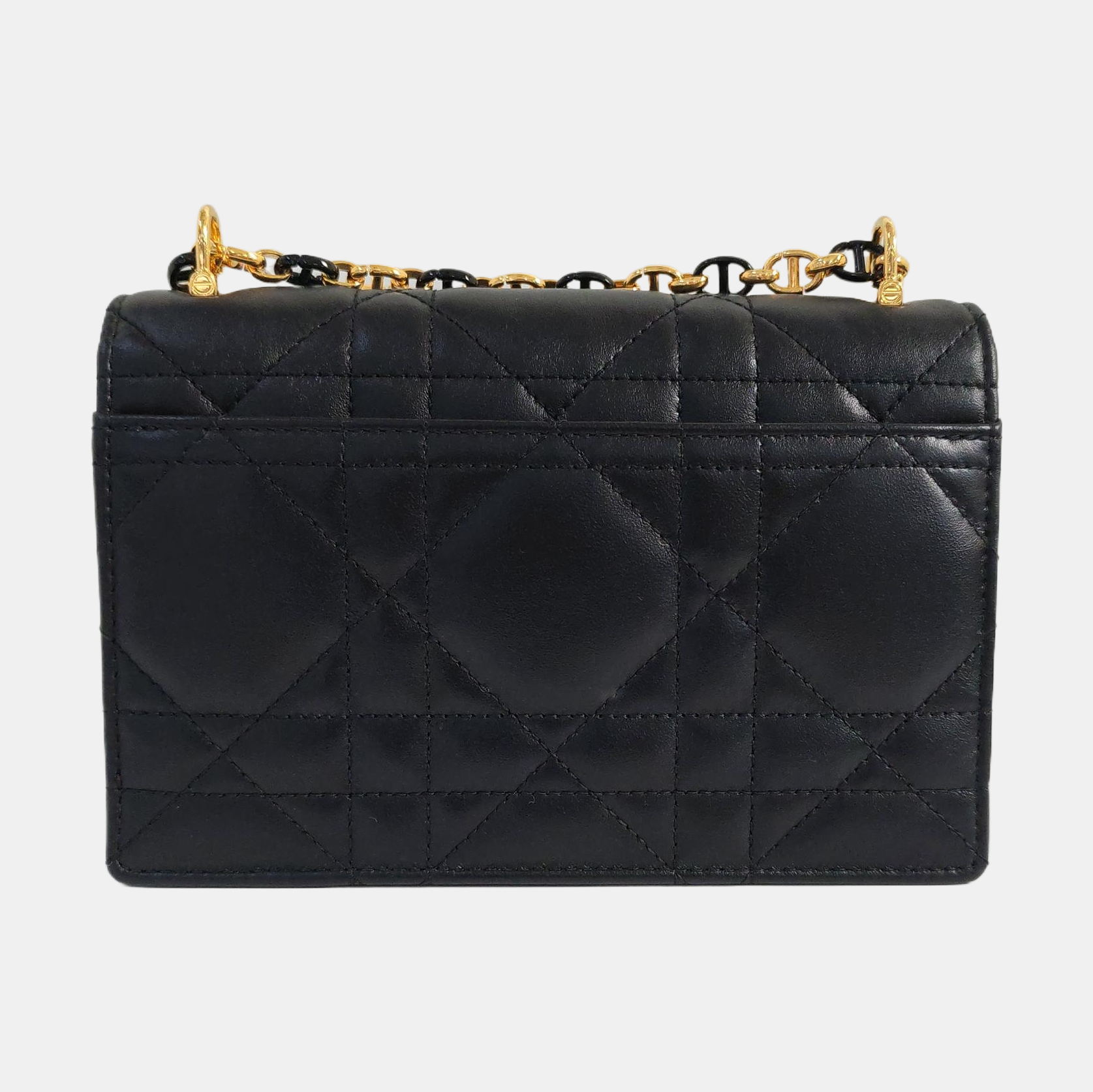 Miss Caro Mini Cannage Lambskin Black