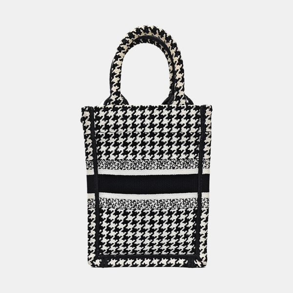 Book Tote Mini Canvas Black