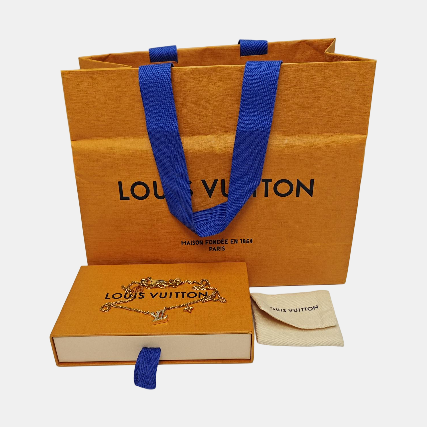 LV ICONIC Metal Gold Necklace