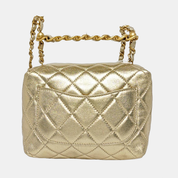 Quilted Lambskin Gold