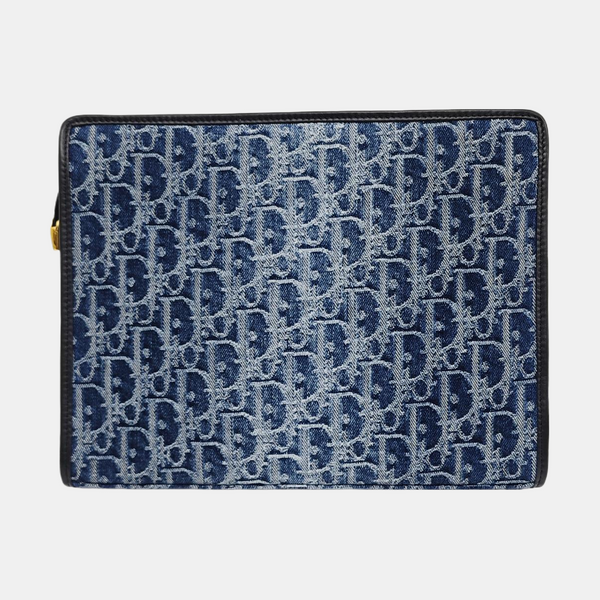30 Montaigne Oblique Canvas Blue